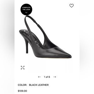 Calvin Klein Women's Cinola Strappy Pointy Toe Stiletto Heel Dress Pumps